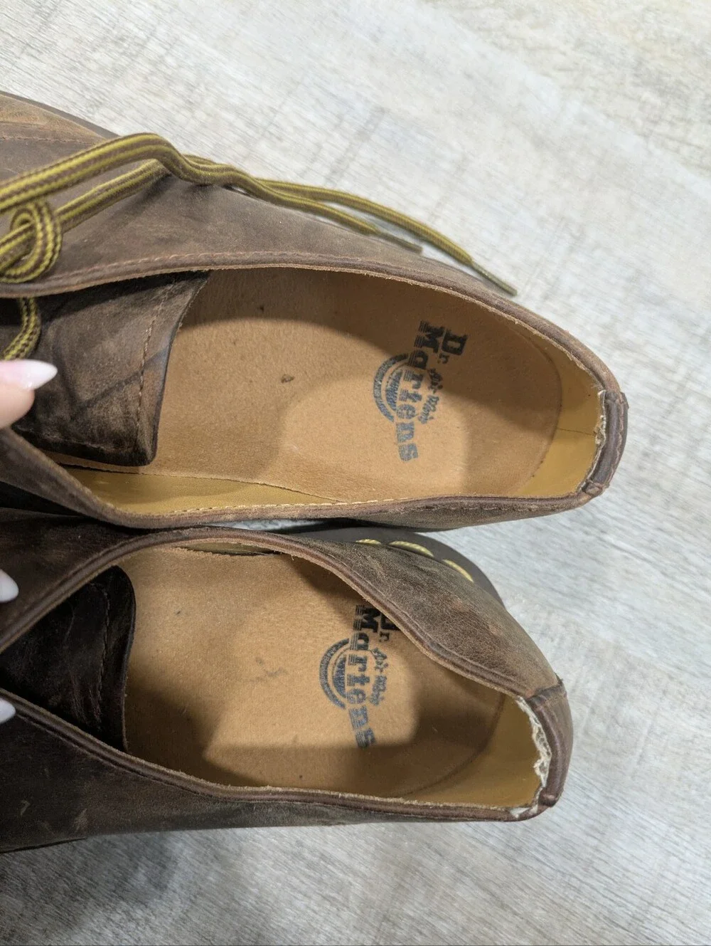 Vintage Dr. Martens Brown Leather Oxfords Size 9